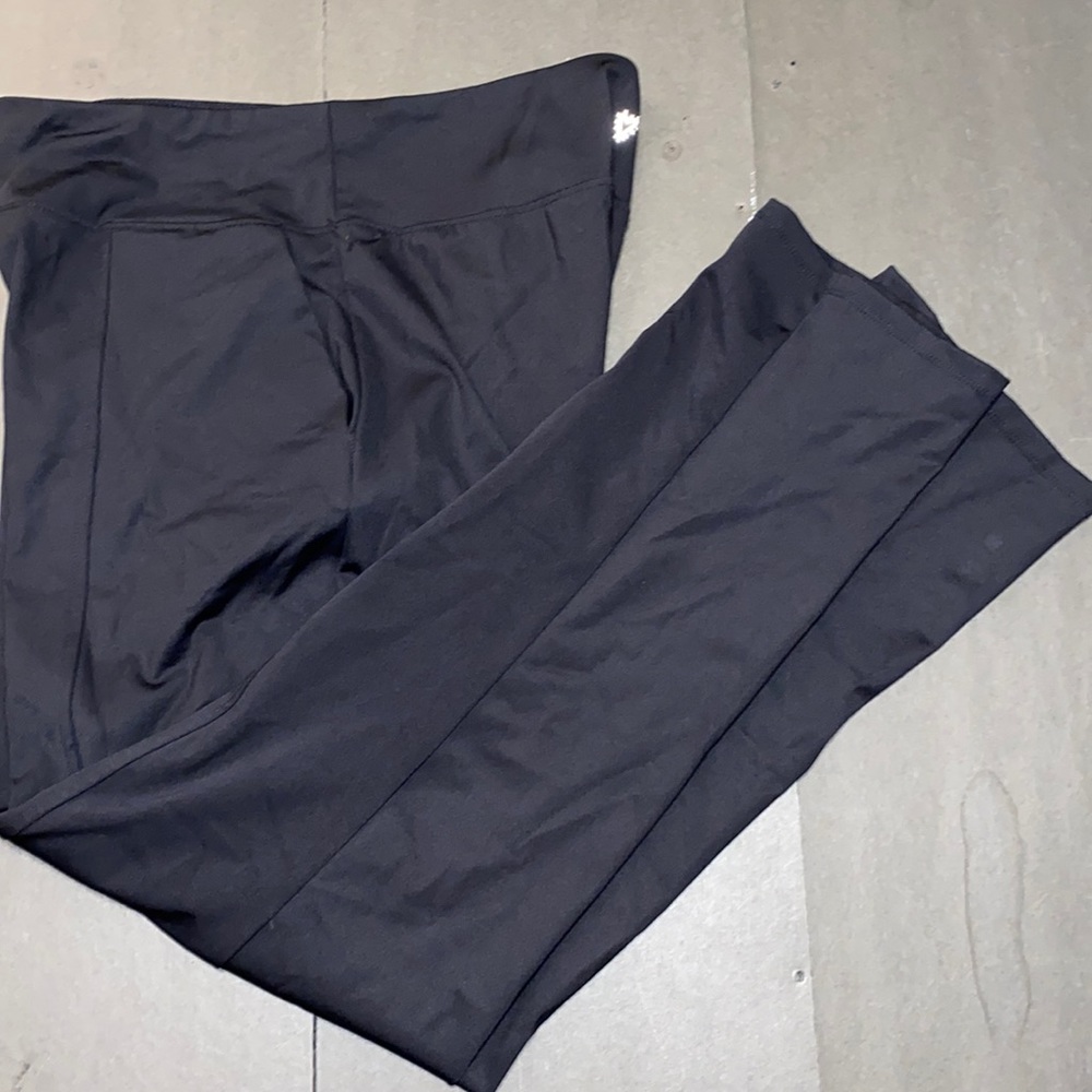 Betsey Johnson Performance Large Black Workout Pants